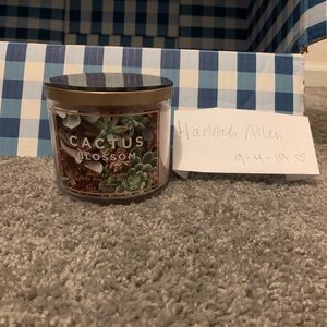 Bath & body works cactus blossom 3 wick